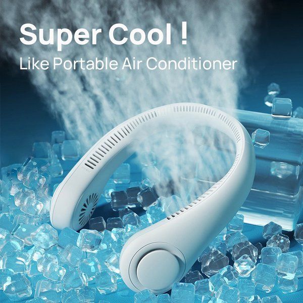 Rechargable Portable Hanging neck fan