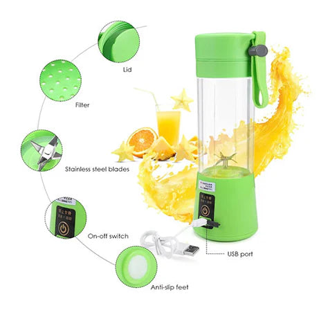 6 Blade Portable Electric juicer blender