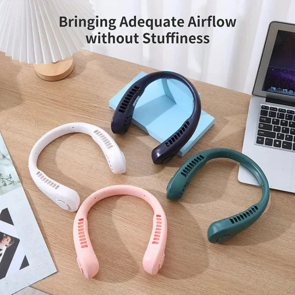Rechargable Portable Hanging neck fan