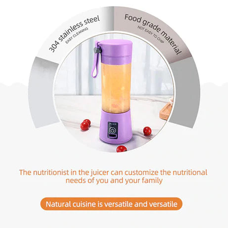 6 Blade Portable Electric juicer blender