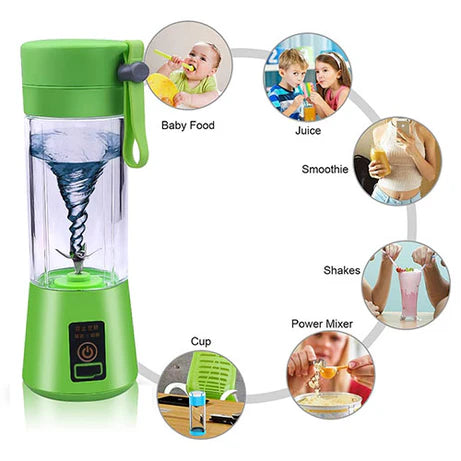 6 Blade Portable Electric juicer blender