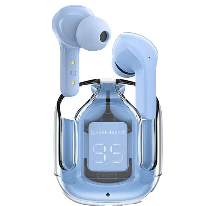 Air 31 Wireless Transparent Earbuds With Free Protective case