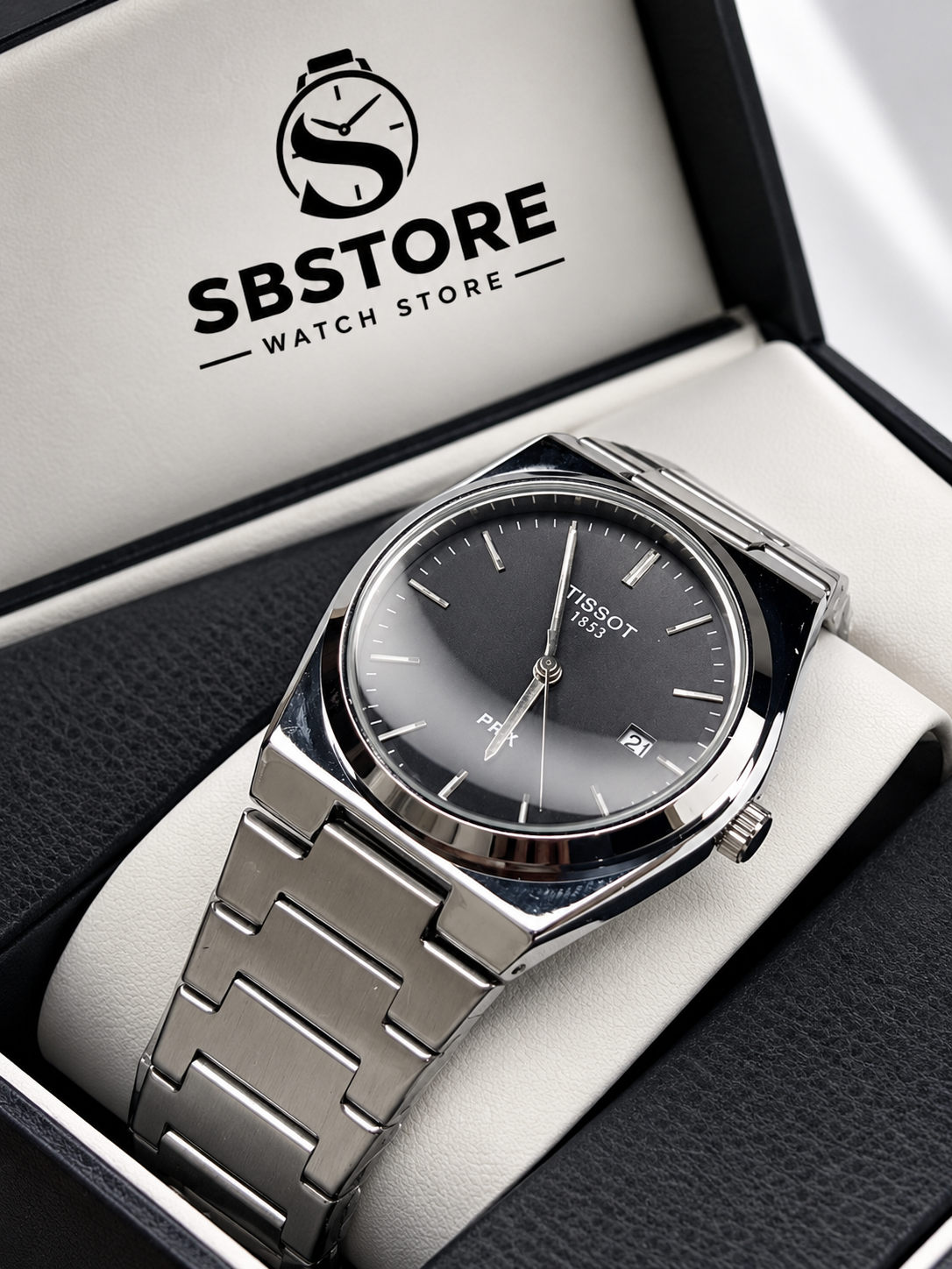 Tissot PRX 1853 Premium Style Watch – Stainless Steel Bracelet