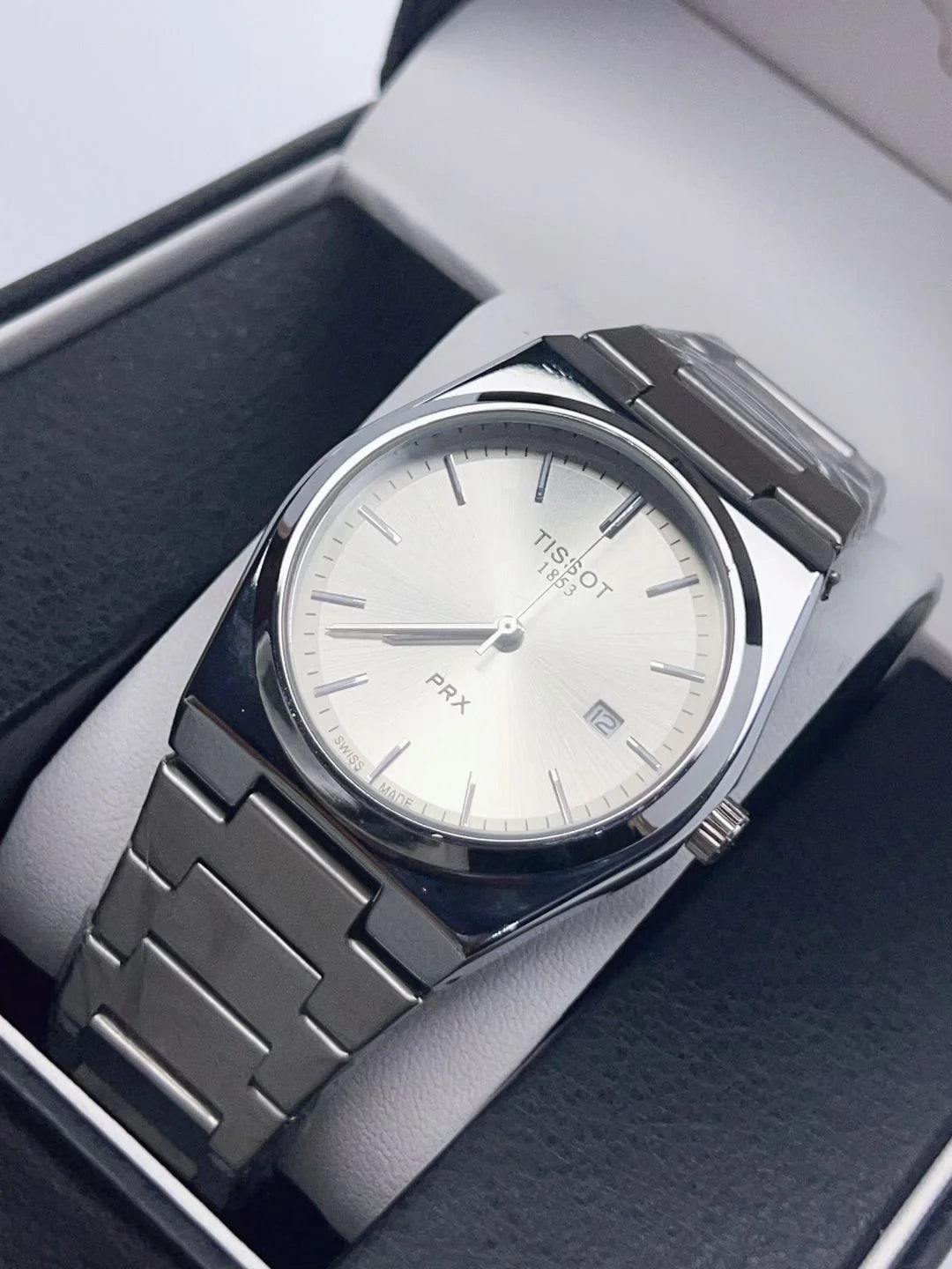 Tissot PRX 1853 Premium Style Watch – Stainless Steel Bracelet